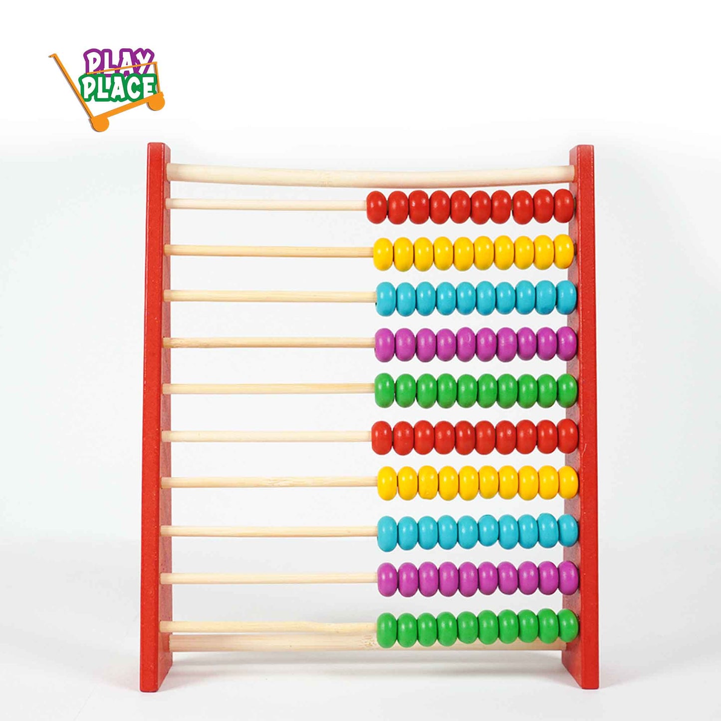 Wooden Abacus for Kids - Calculation Learning (Medium Size)