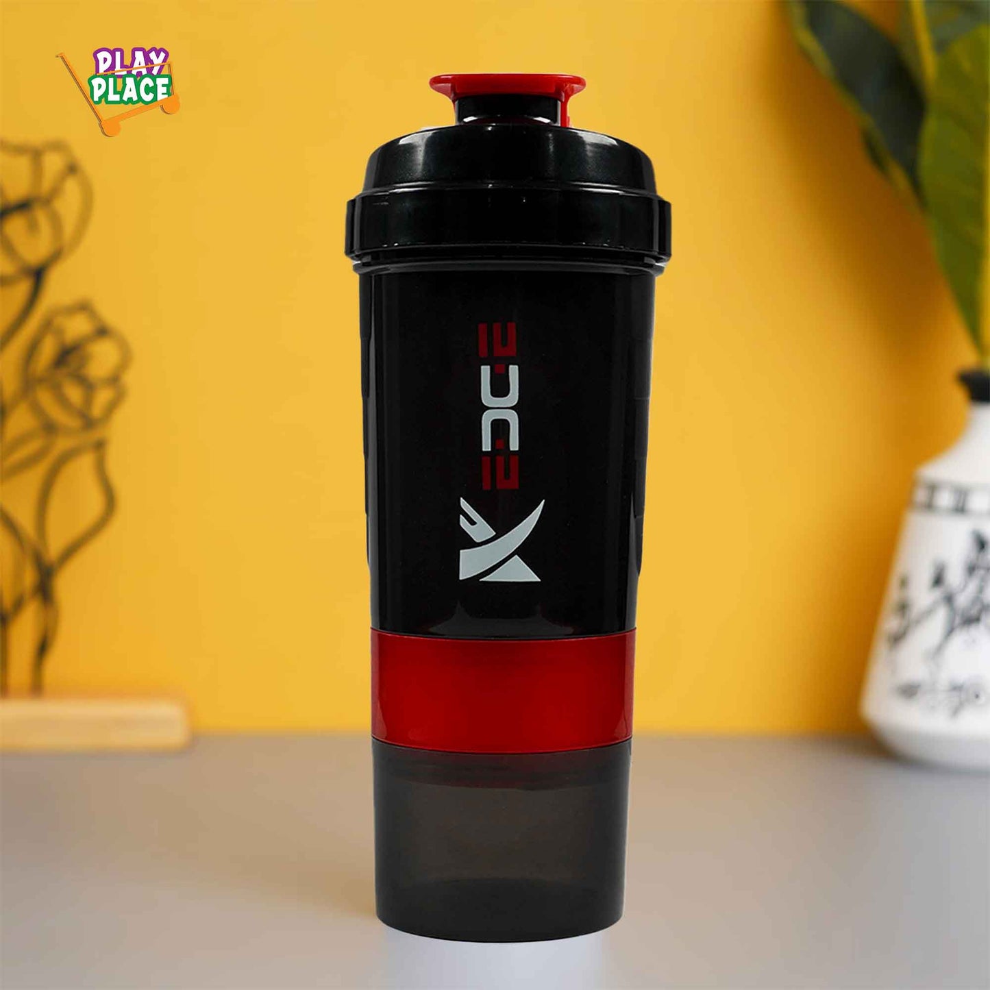EDGE 3 in 1 Gym Shaker and Bottle