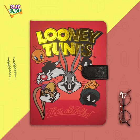 Looney Toons Shiny Diary - Red/Yellow color