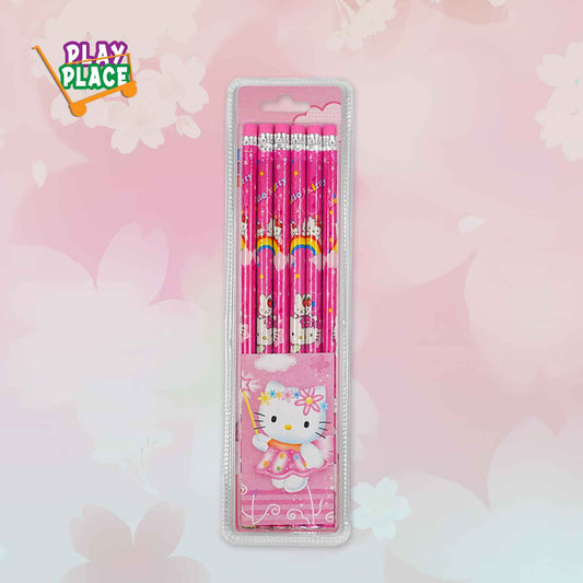 Cute Pink Hello Kitty Pencils