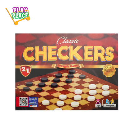 Checkers + LUDO – 2 In 1