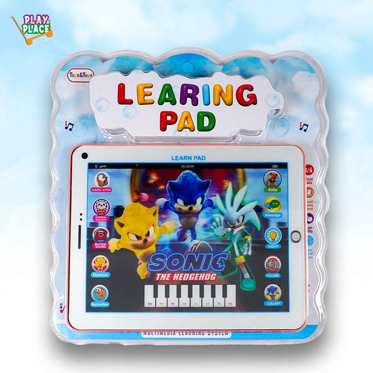 Learning Pad Kids Learning Toy -Sonic theme