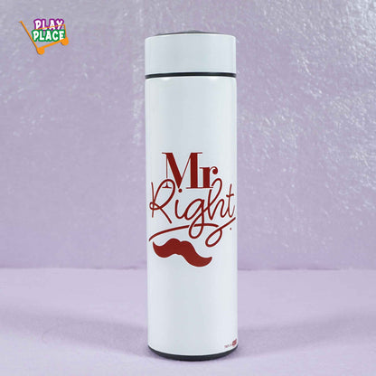 Mrs. Always Right & Mr. Right Water Bottles (Combo)
