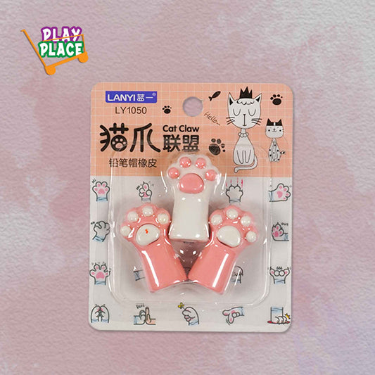 3D Cat Claw Shape Erasers