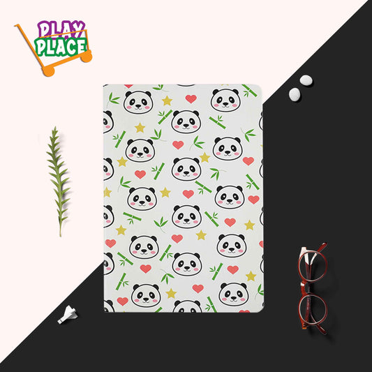 Cute Panda Illustration Diary - White