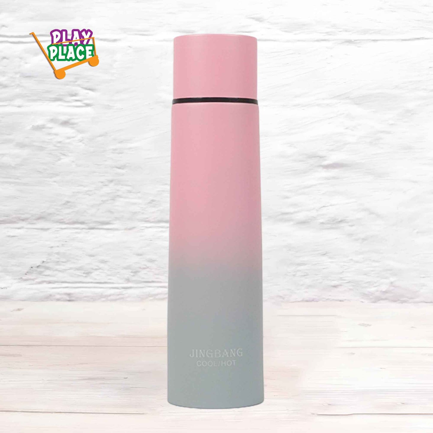 JingBang Cool/Hot Insulated Flask (Grey-Pink)