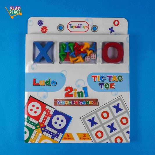 2 In 1 Wooden Game - Toys n Toys