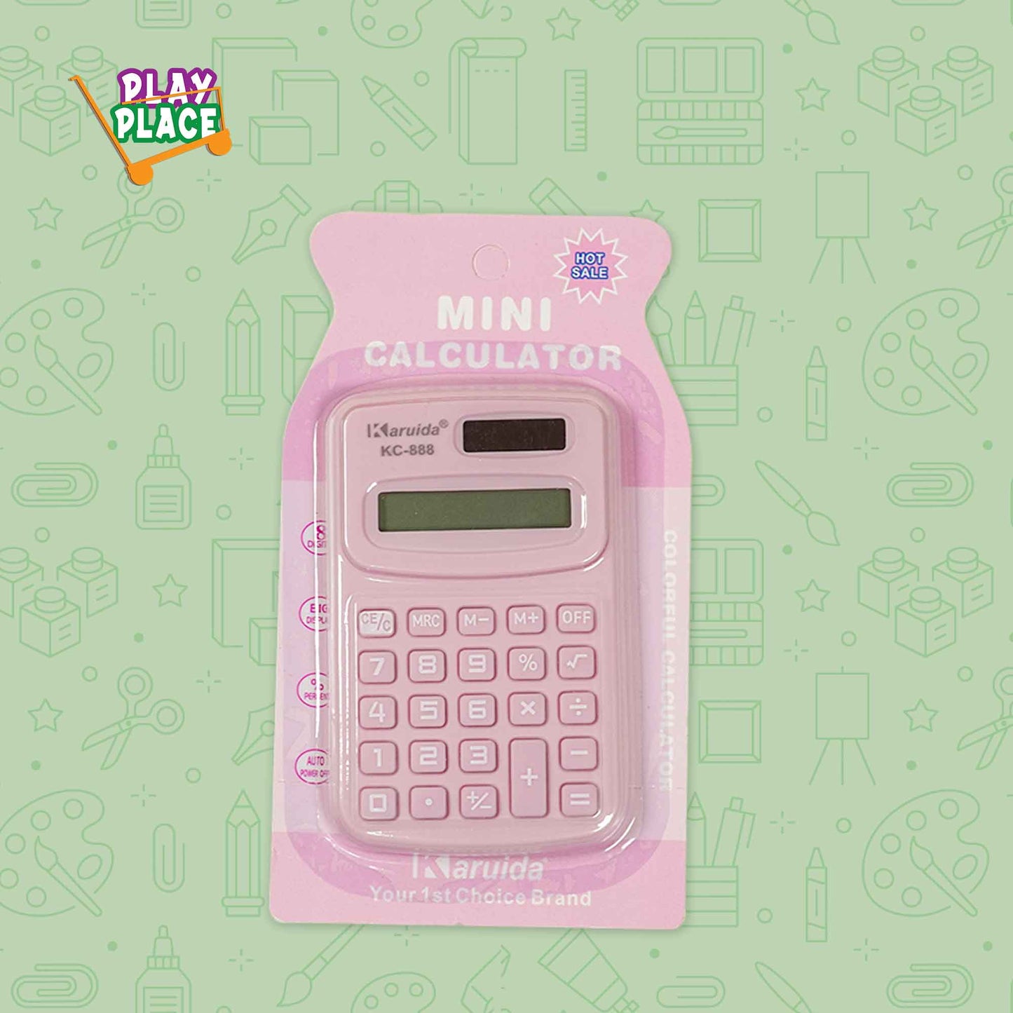 Mini Calculator KC-888 (Pink)