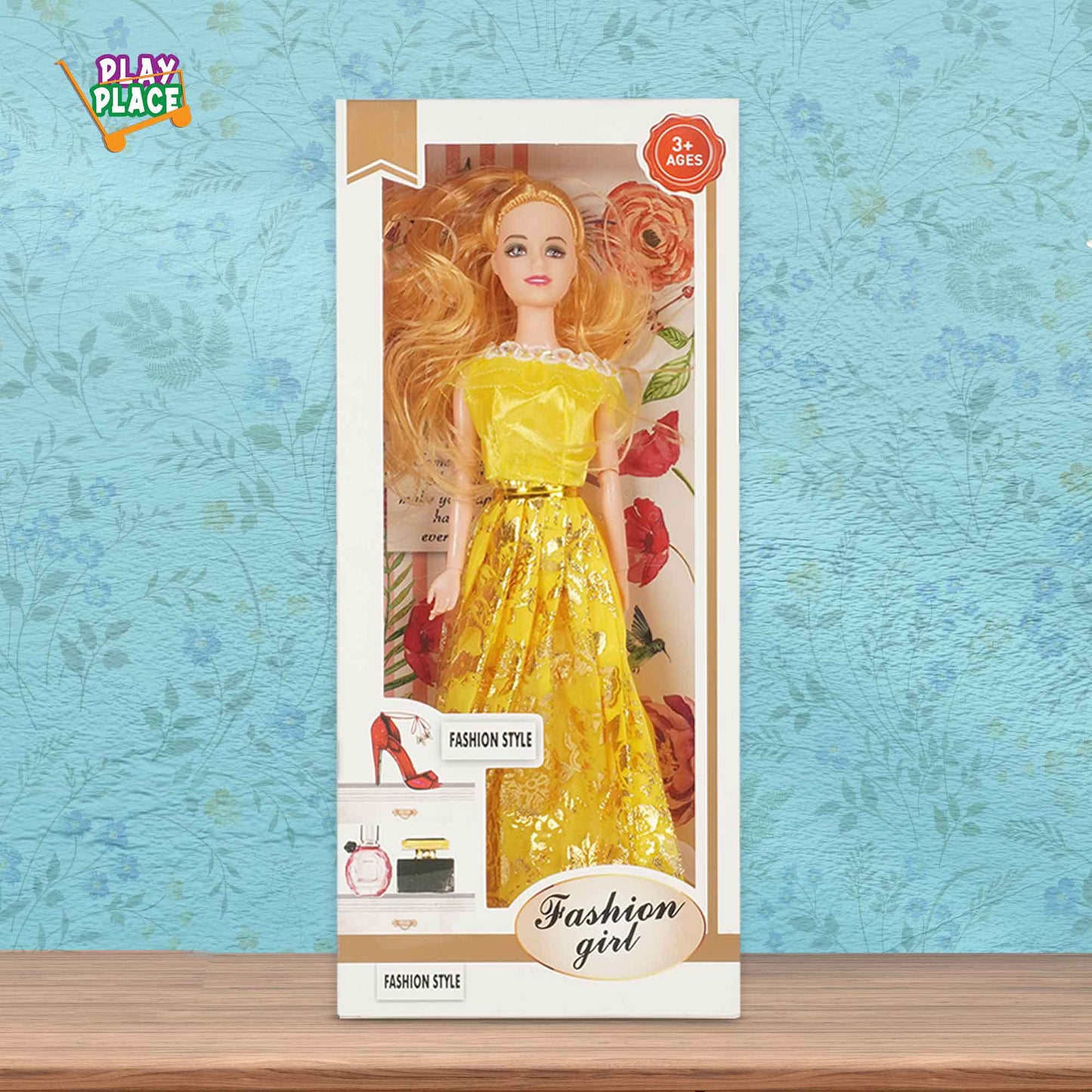 Fashion Girl - Doll with Yellow Dress