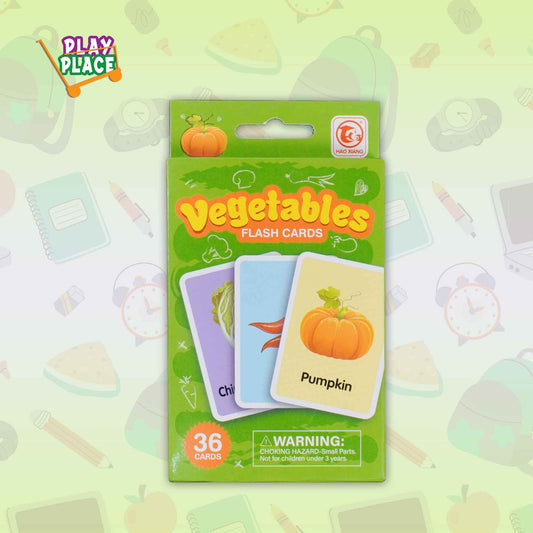 Vegetables Learning flash Cards
