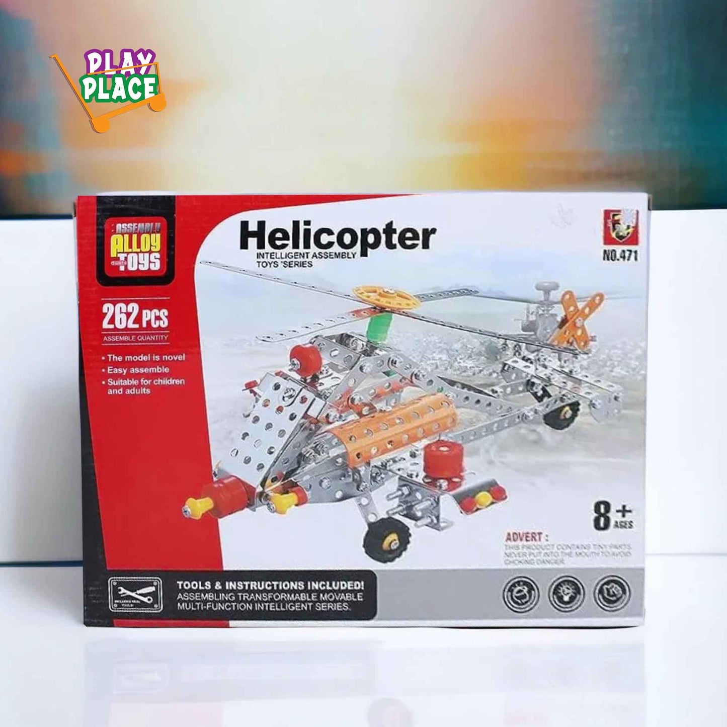 Helicopter Intelligent Connect Assembly Toy Series