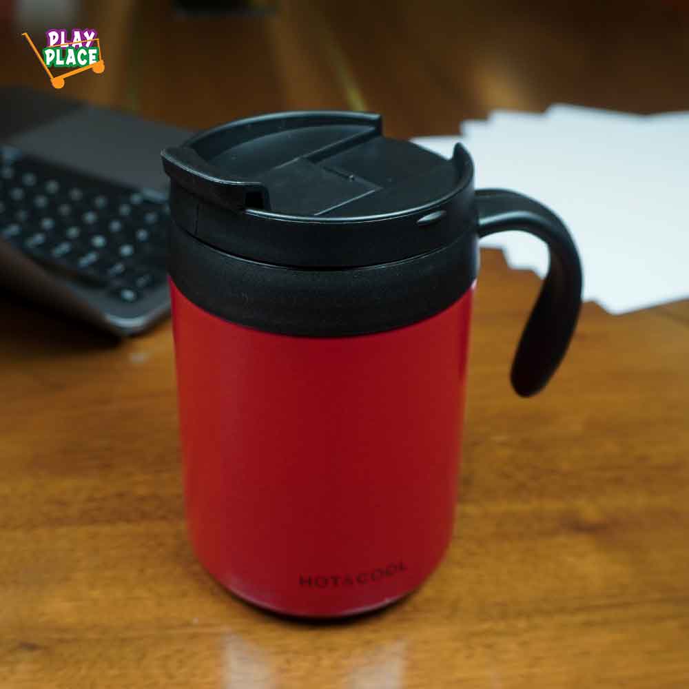 Hot and Cool Red Coffee Tumbler 300 ml