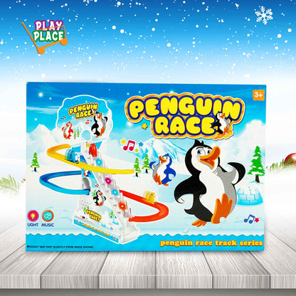 Penguin Race Roller Coaster Track