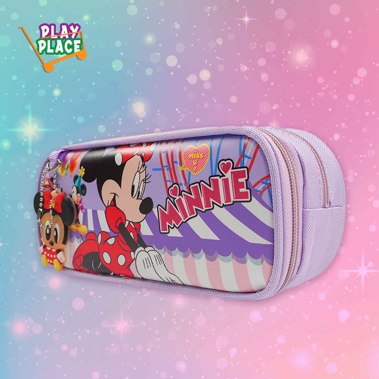Minnie Mouse - Two zip Pencil Pouch