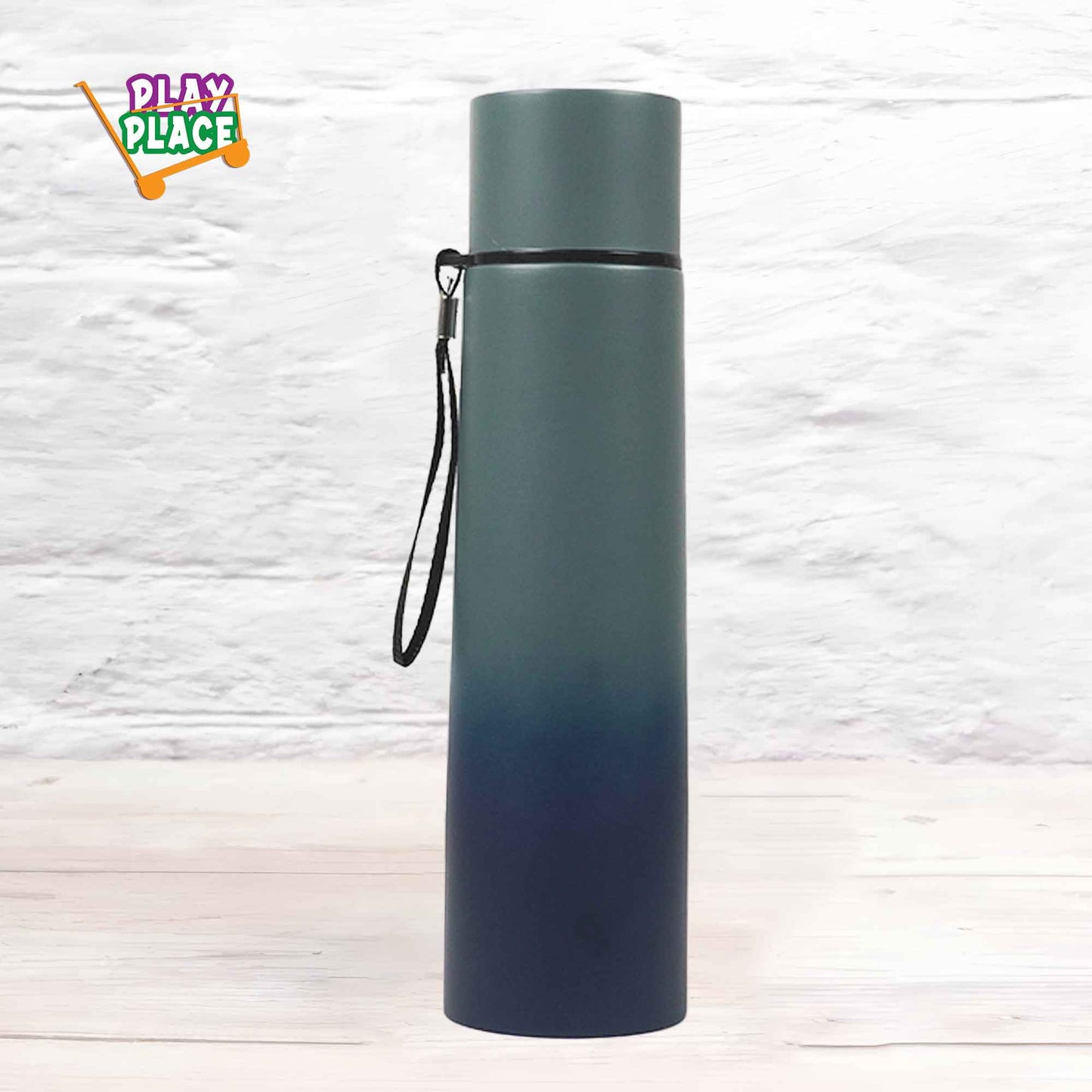JingBang Cool/Hot Insulated Flask (Grey-Blue)