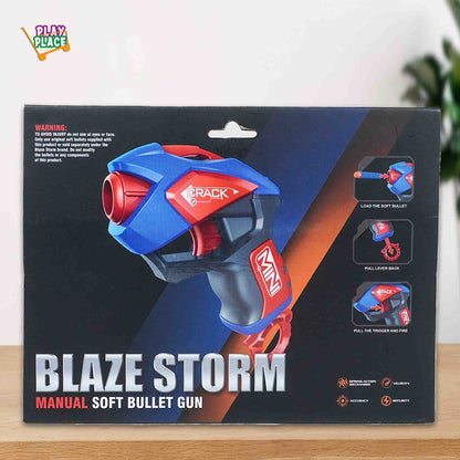 Blaze Storm Manual Soft Bullet Gun(Pack of 2)