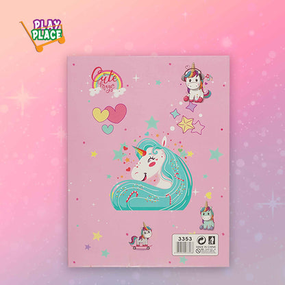 Unicorn Gift/Stationery Set  For Girls, Pink