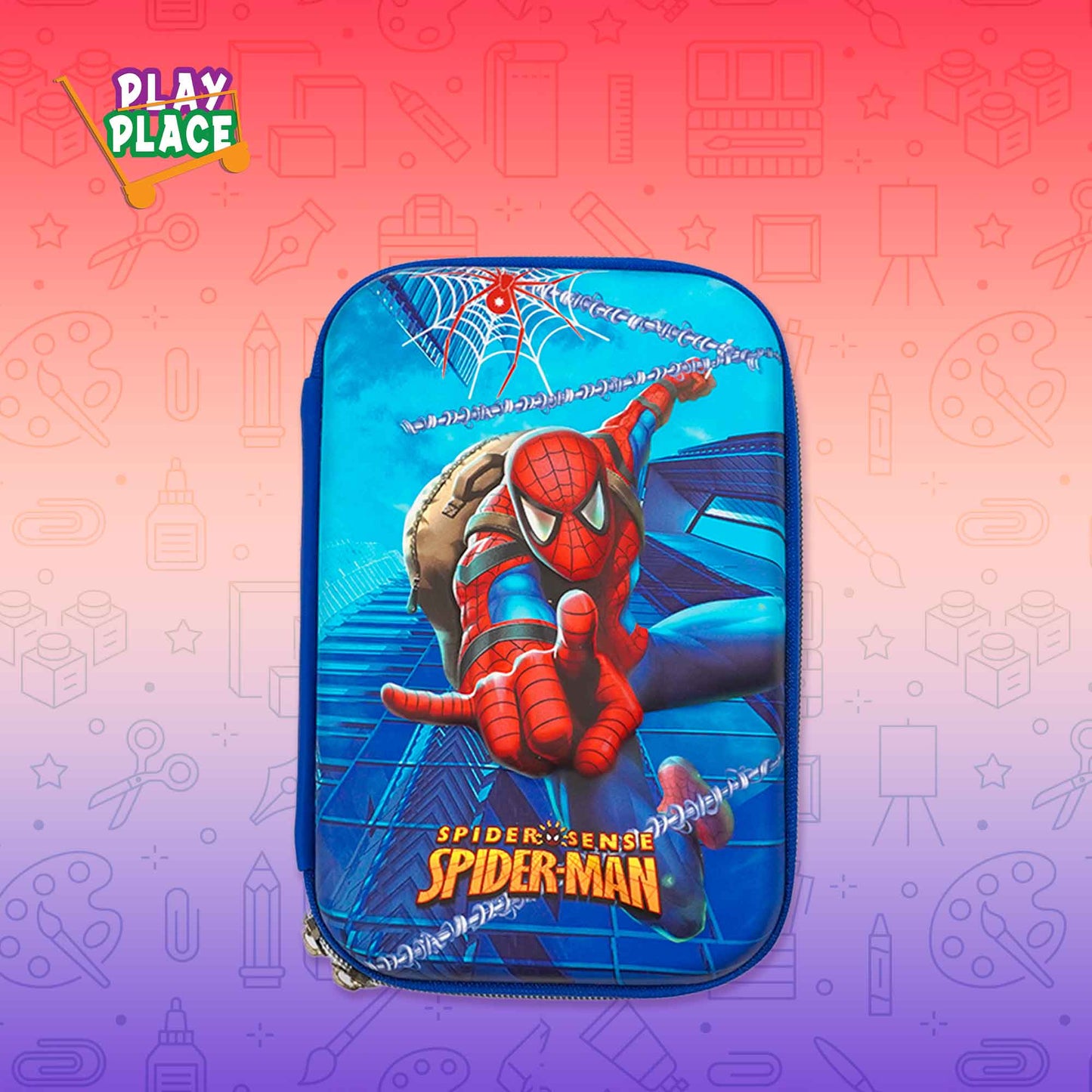 Spider Man- Hard Zipper Pencil Case