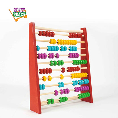 Wooden Abacus for Kids - Calculation Learning (Medium Size)