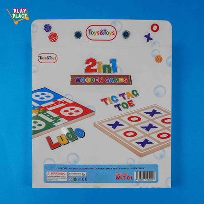 2 In 1 Wooden Game - Toys n Toys