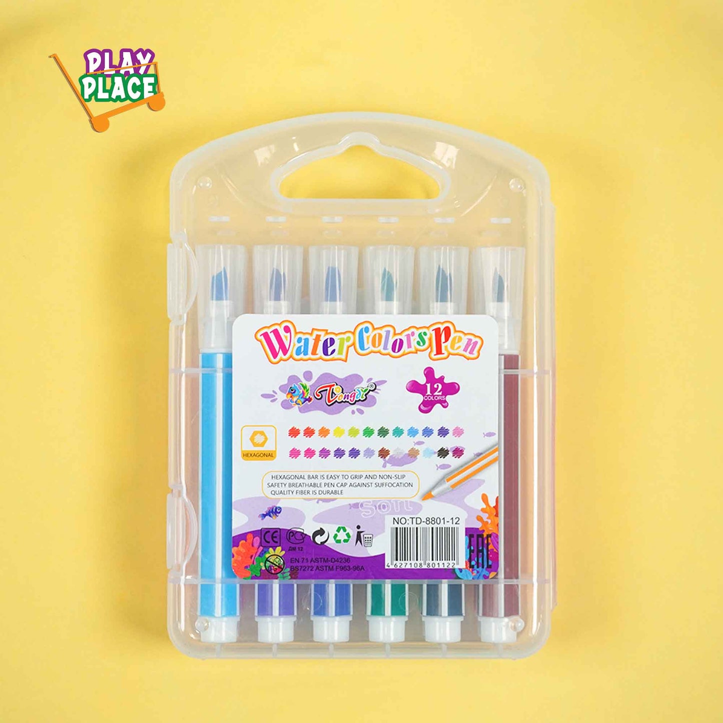 Tongdi Water Color Pens Markers set of 12 pcs