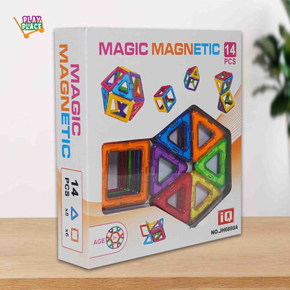 Magic Magnetic Puzzle and learning toy - 14pcs