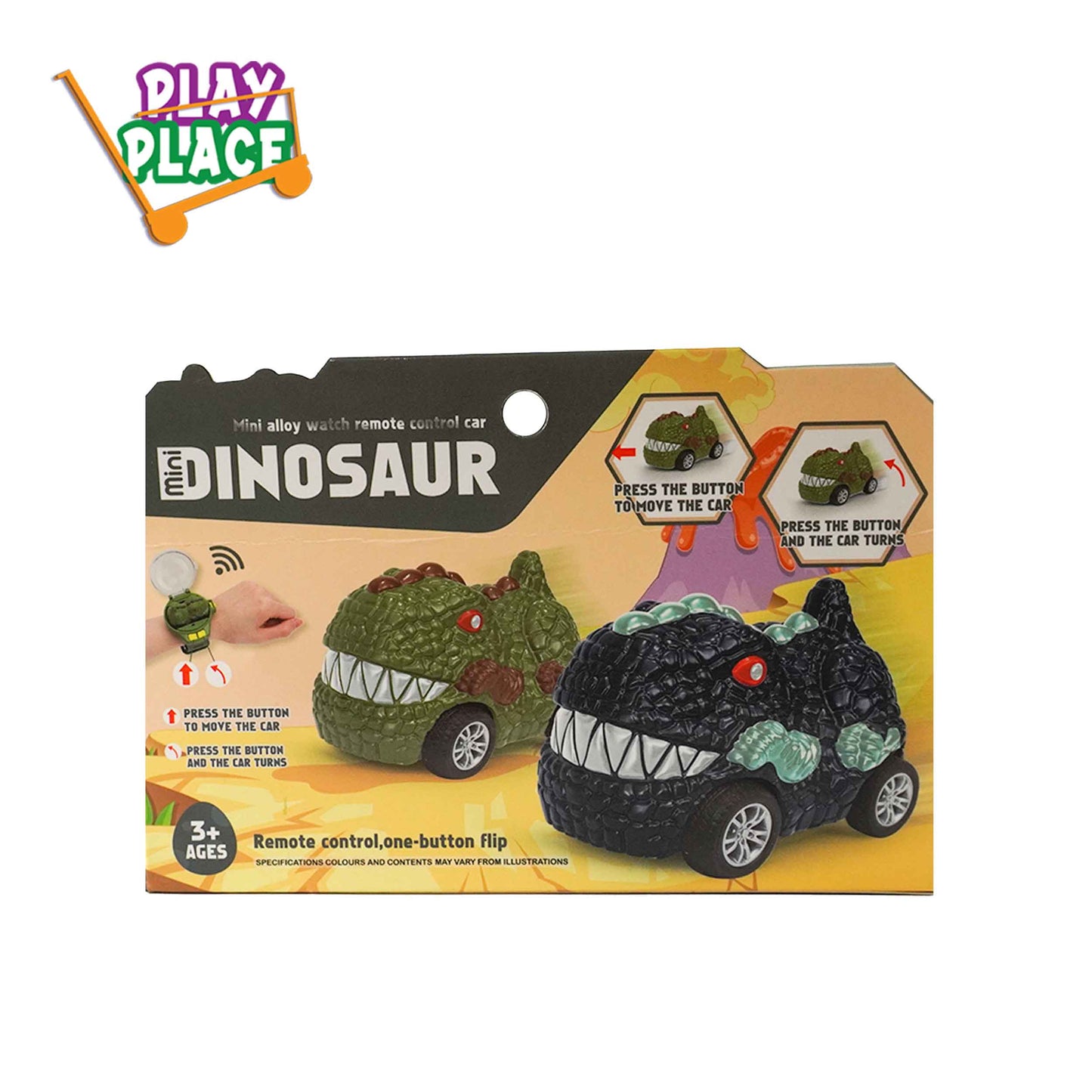 2 in 1 Watch Wristband RC Alloy Mini Dinosaur Car