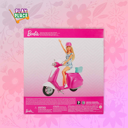 Barbie Scooter and Doll Playset