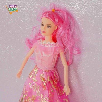Fashion Girl - Doll with Pink Dress