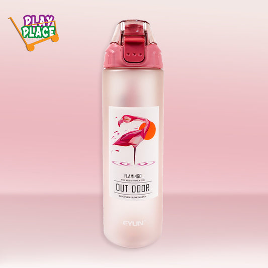 Flamingo Pink Water Bottle