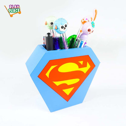 Super Man - DC Minimalist round Pencil Holder