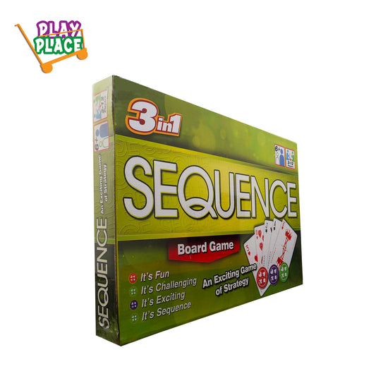 Sequence Game – 3 In 1