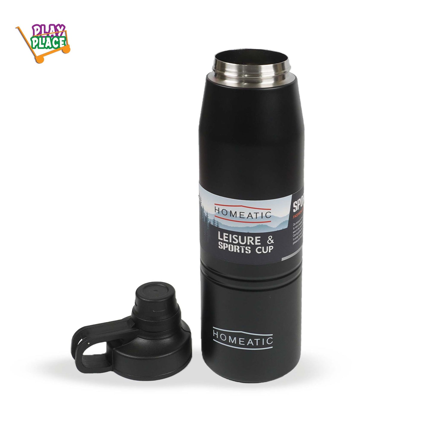 Homeatic Insulated Bottle - Black 900ml