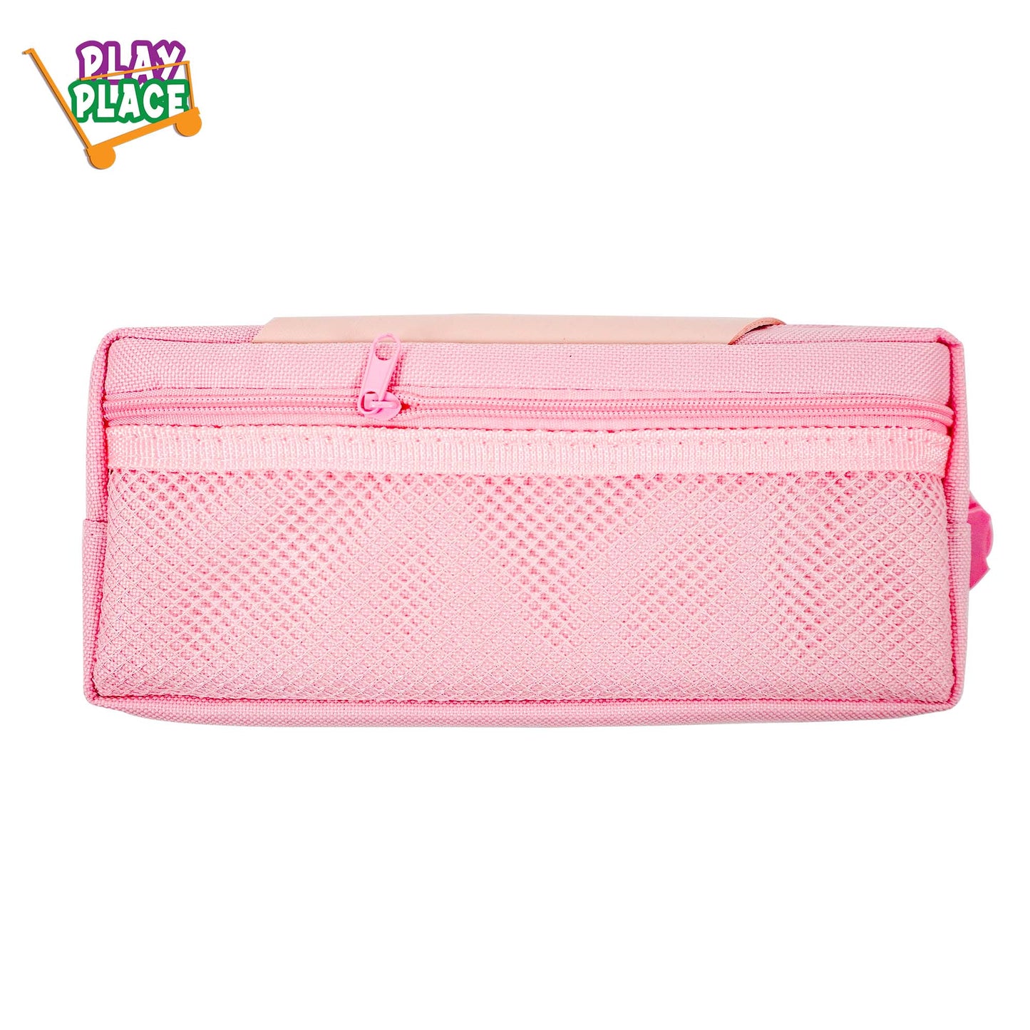Stationery Pouch For Girls, 3 Zipper Lock Pencil Case
