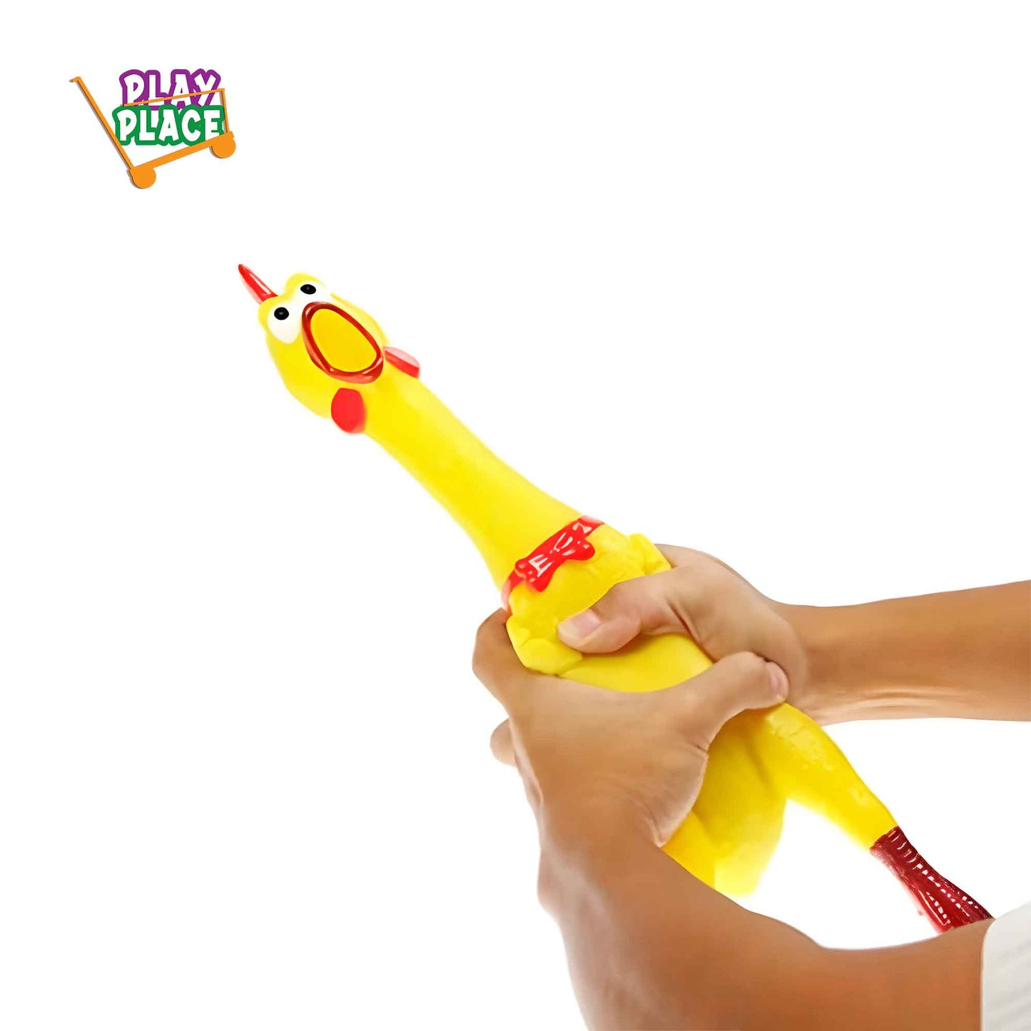 Screaming Chicken Squeeze Toy - Large Size