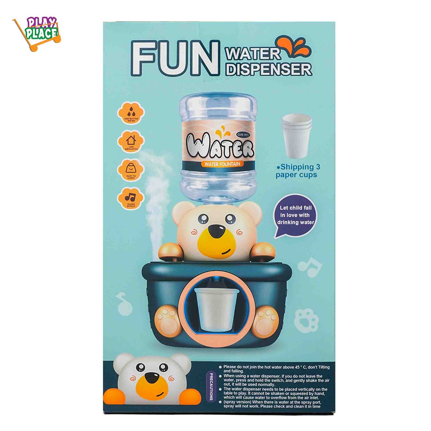 FUN Bear Water Dispenser Kit Toy for Kids