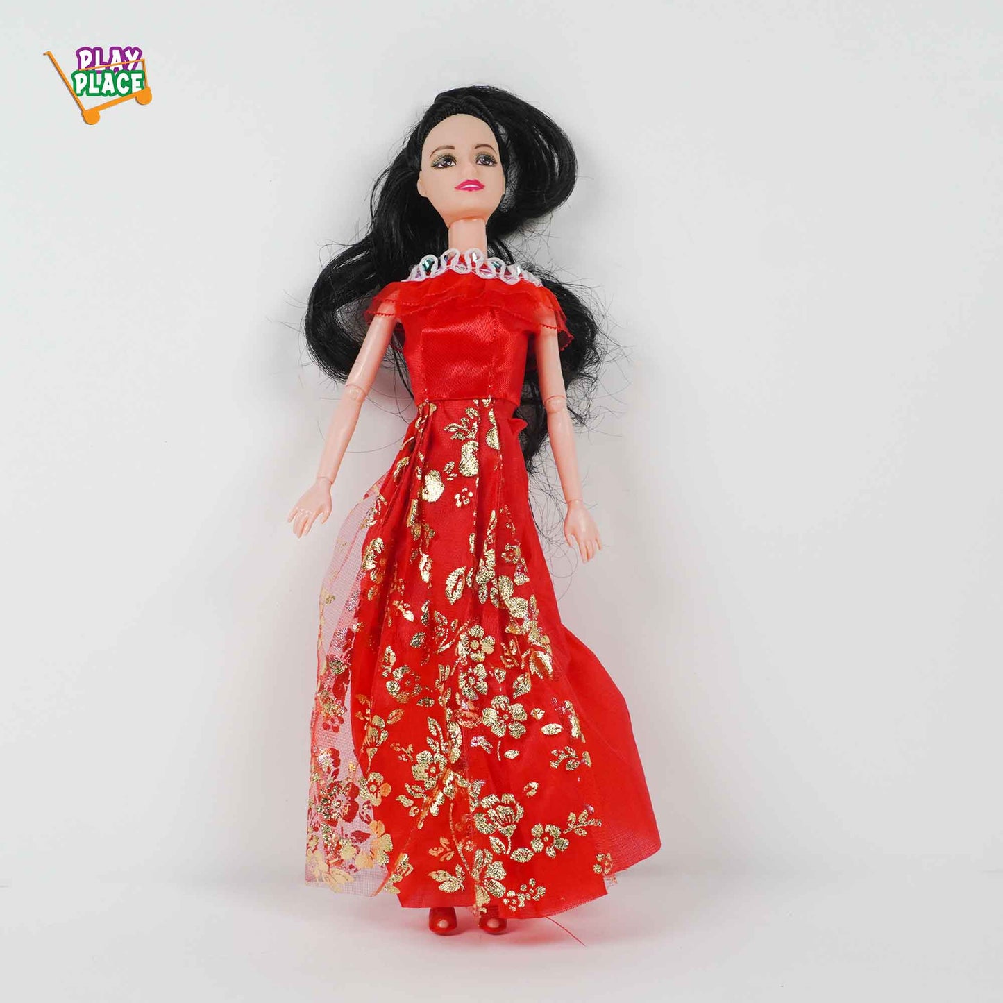 Fashion Girl ; Red Dress Doll