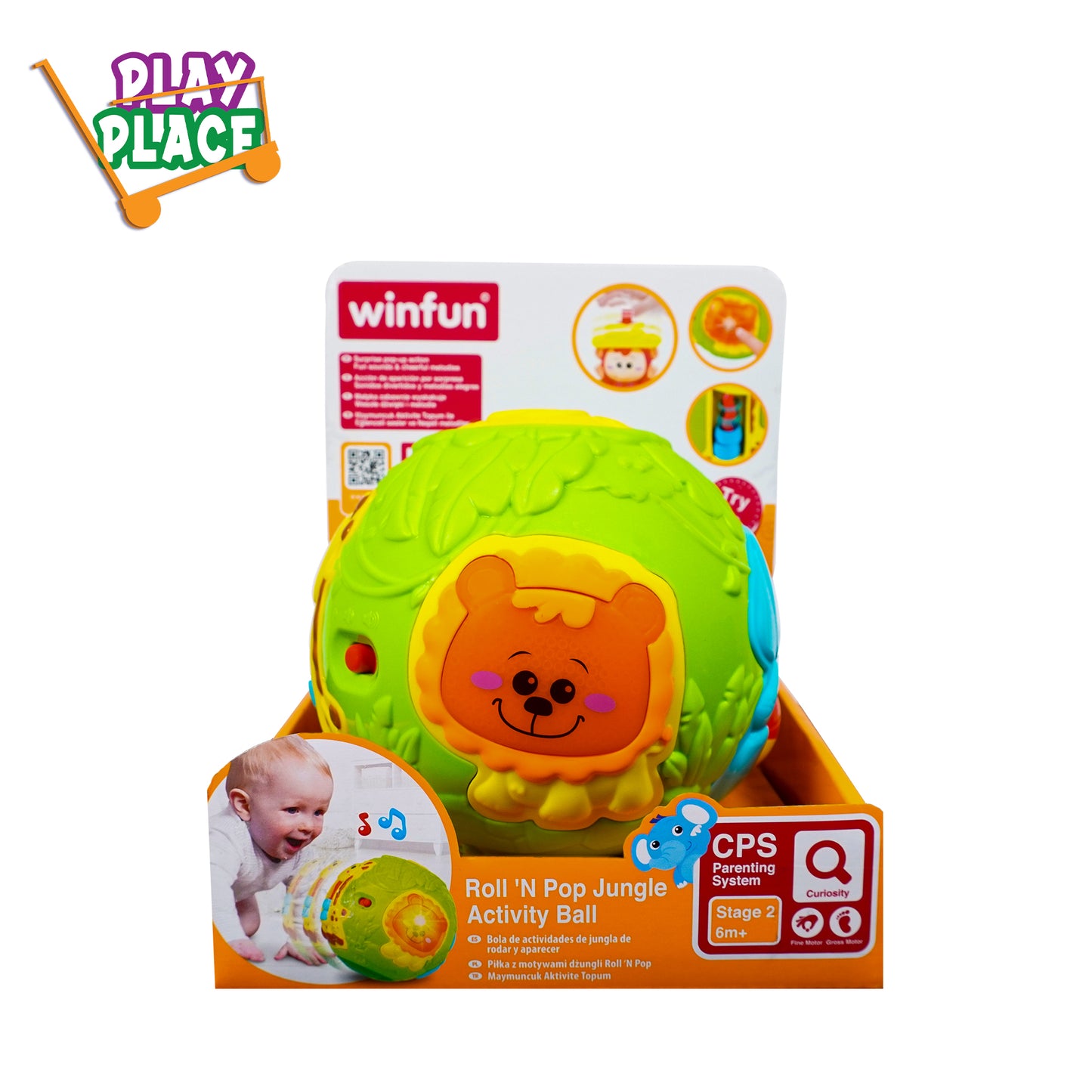 Winfun Roll ‘N Pop Jungle Activity Ball ( Stage 2 )