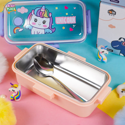 Unicorn Stainless Steel Lunch Box