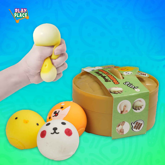 Animal Stress Balls - Squishy Animal Bakpao Fidget Factory