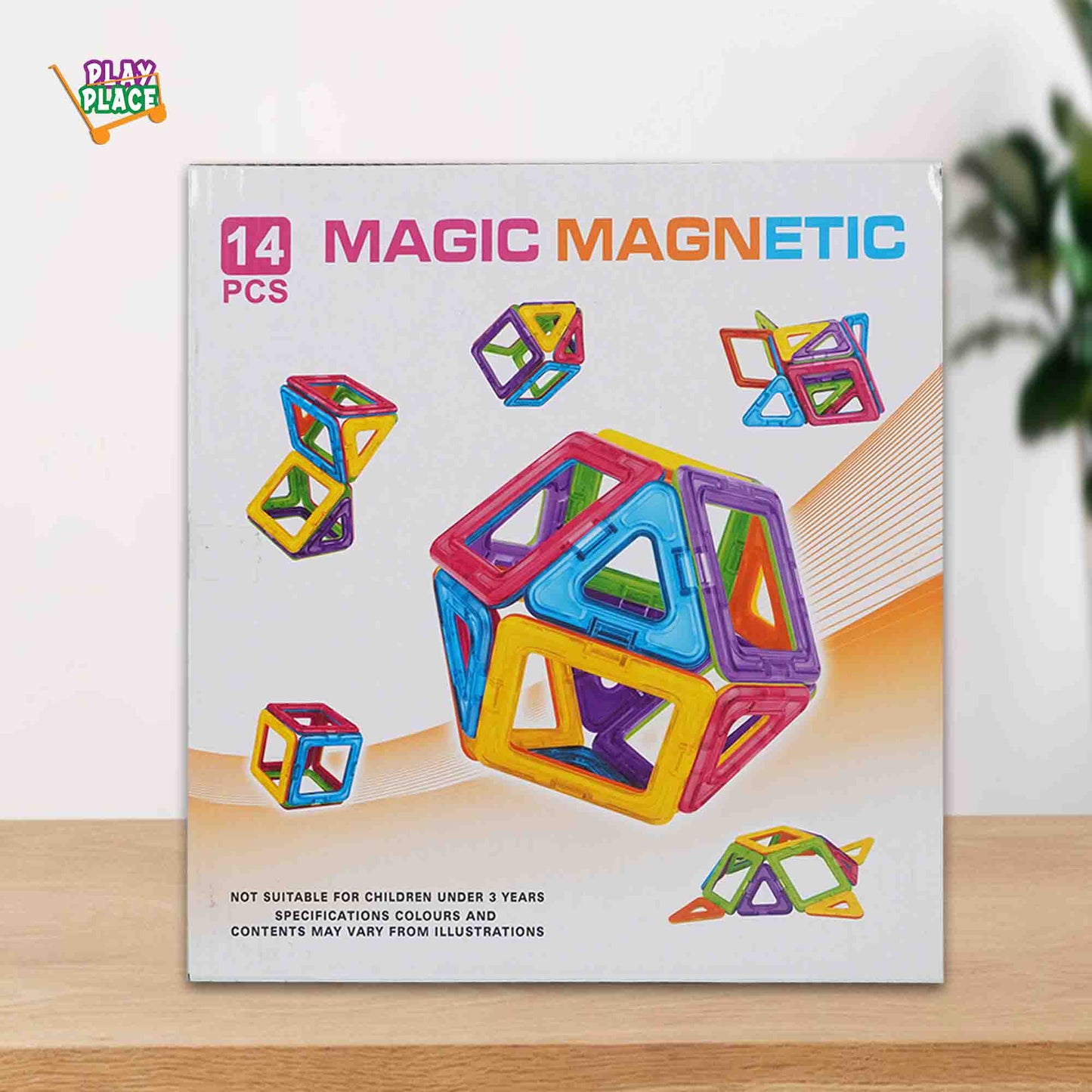 Magic Magnetic Puzzle and learning toy - 14pcs