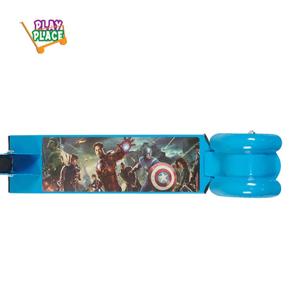 3 Wheel LED Wheel Marvel Avengers Scooty