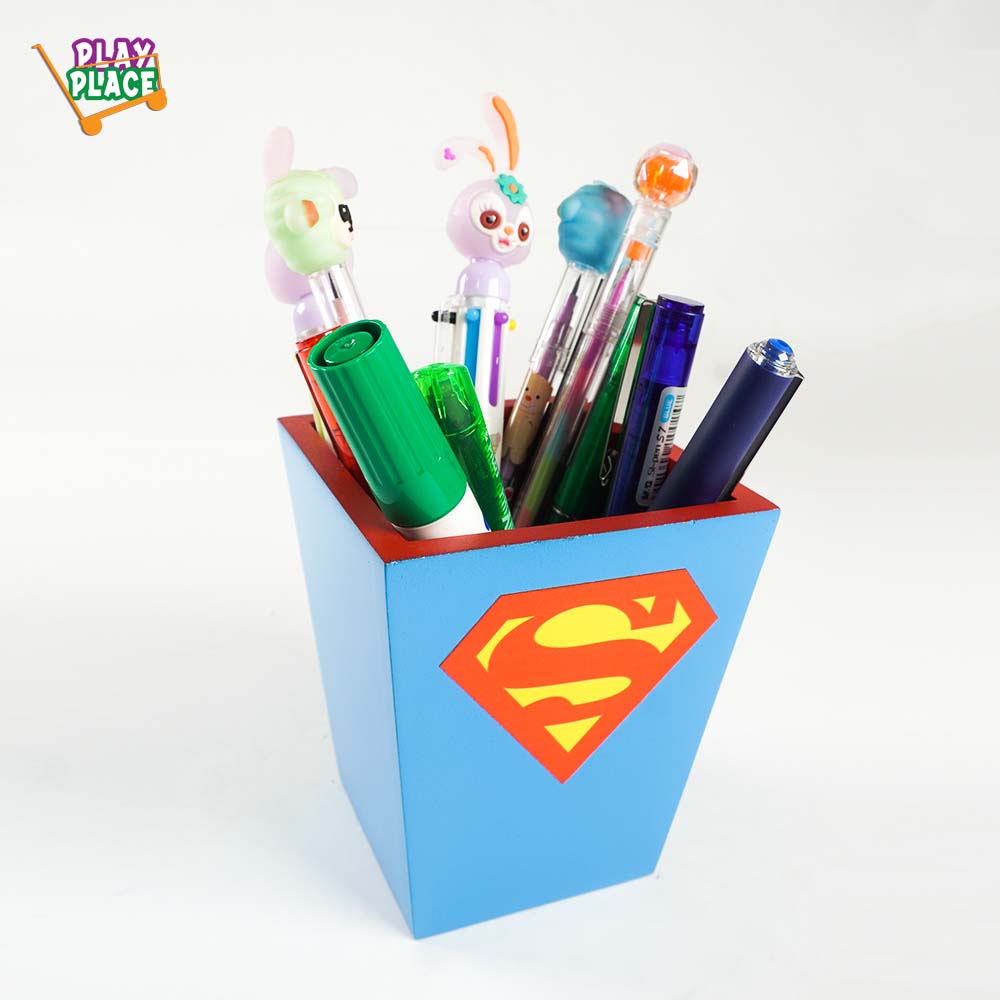 Superman - Minimalist Pencil Holder