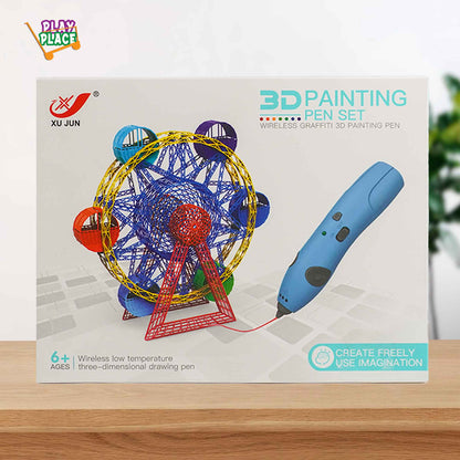 3D Pen Set - Wireless Graffiti 3D Painting Pen by XU JUN