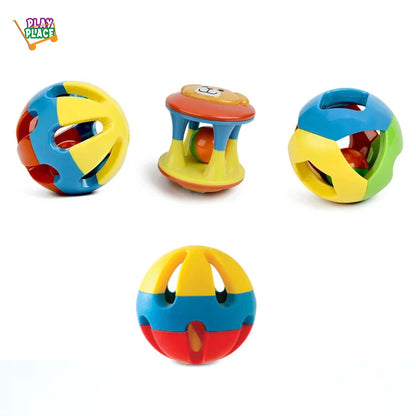 Mama Baba Rattle toys for kids - 4pcs