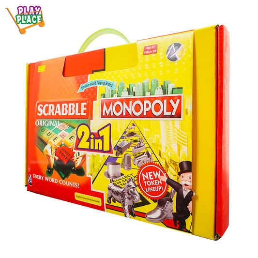 Scrabble And  Monopoly – 2 In 1