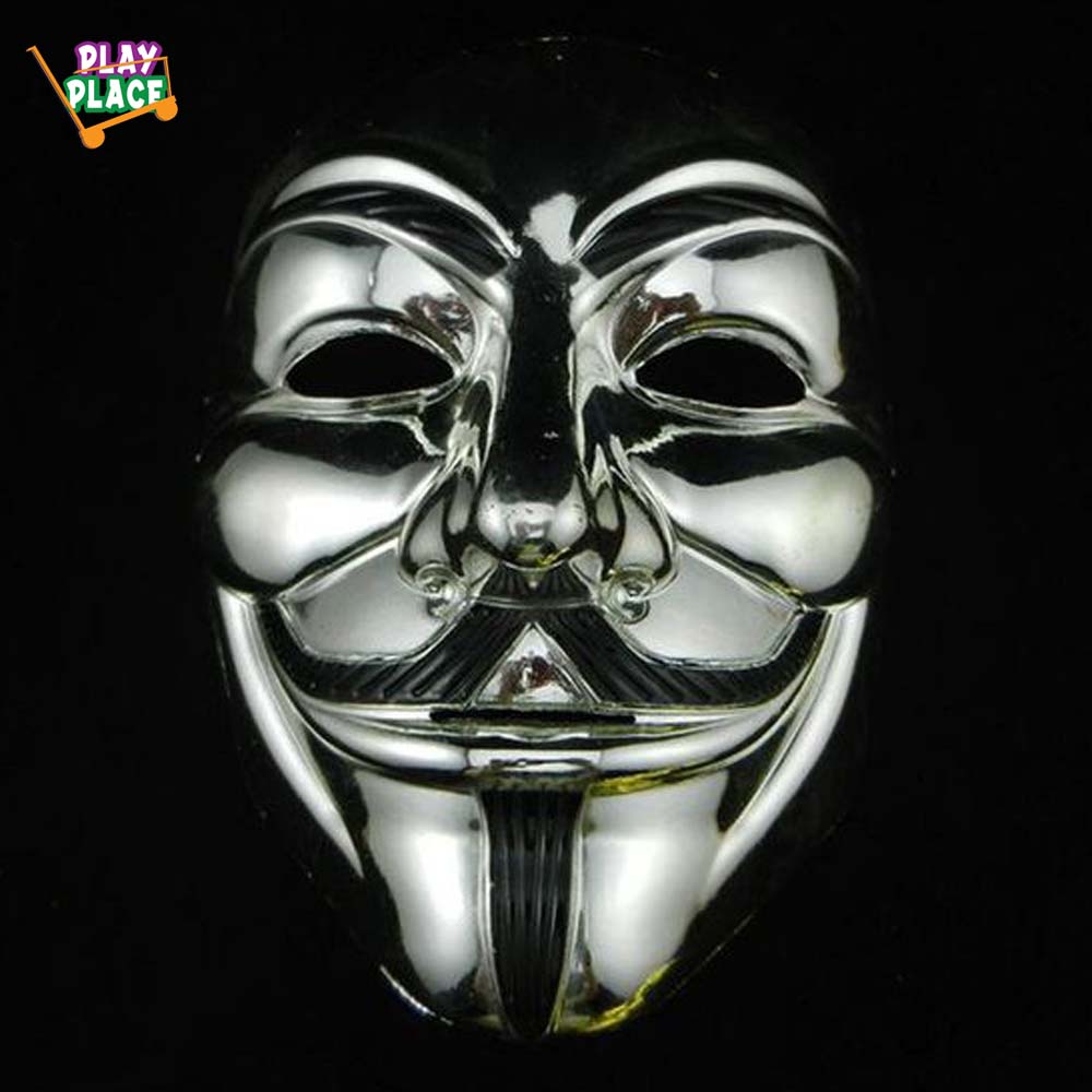 V for Vendetta Mask (Chrome) 1587-6